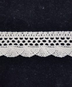 bombažna čipka bež 40mm